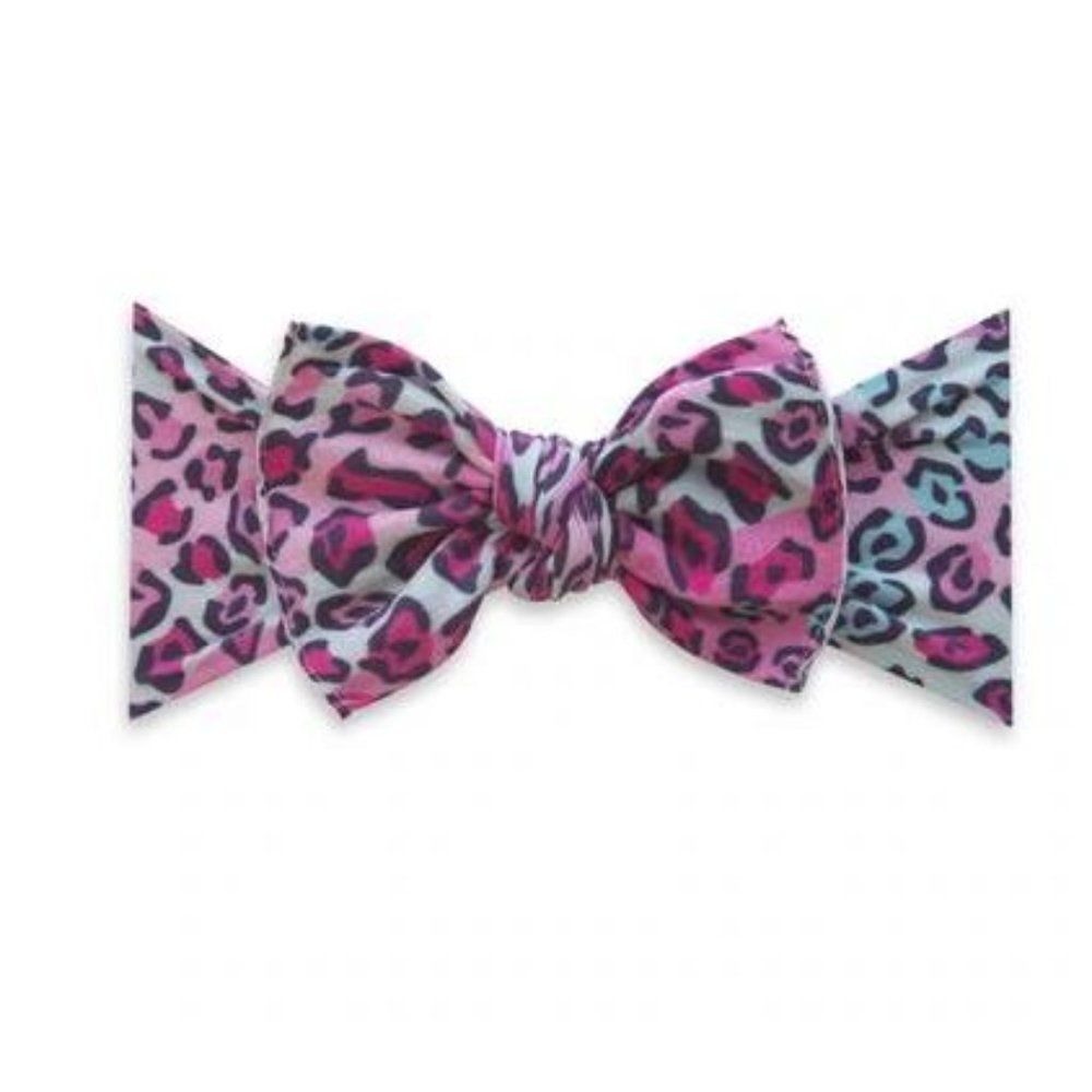NEW! Baby Bling Printed Knot Headband in CHEETAH GIRL